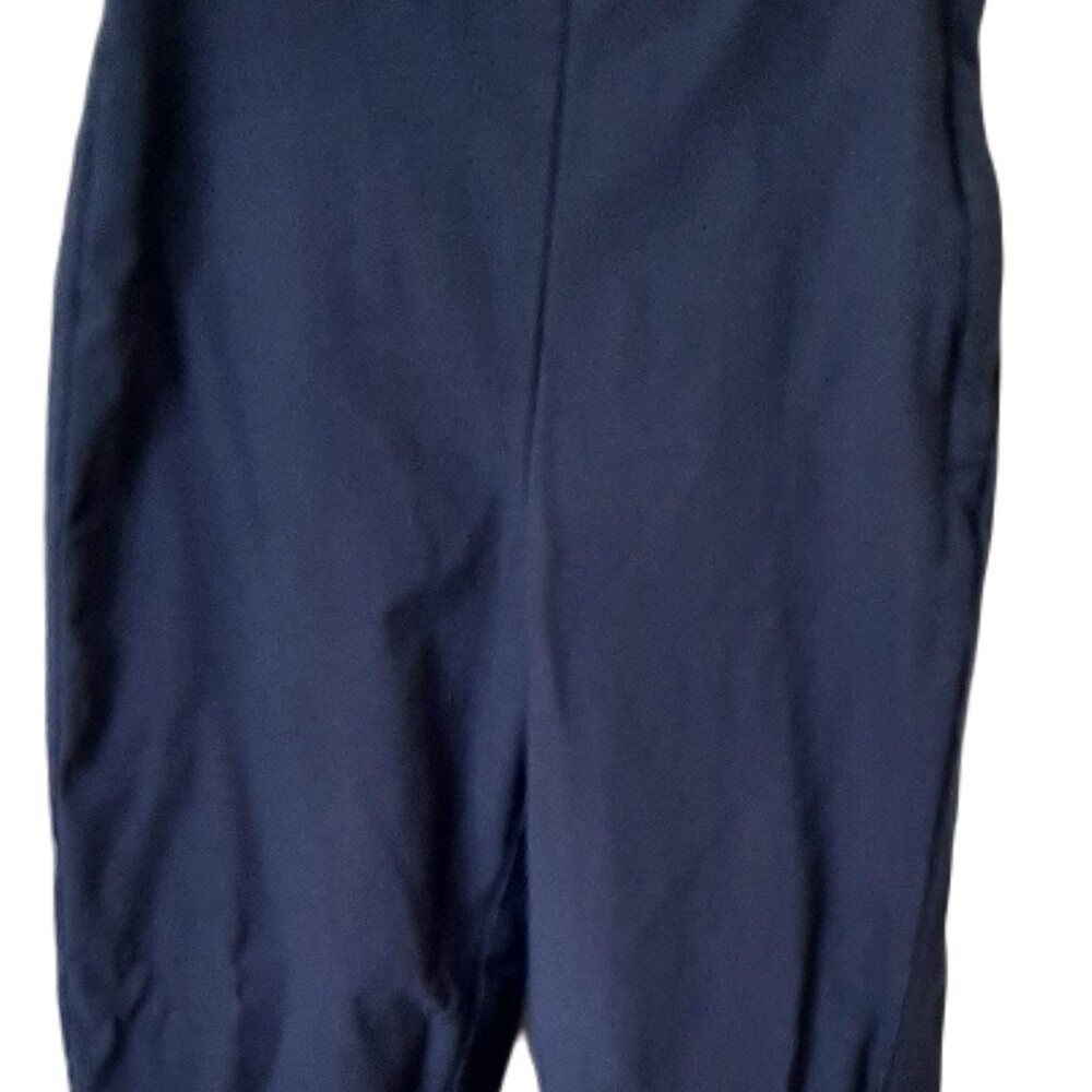 Stretchy Navy Skinny Ankle Length Pants from ModCloth Size S